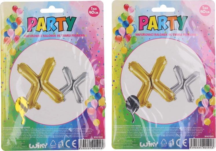 Balon gonflabil literă X