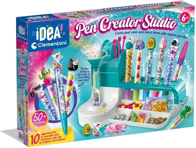 Set creativ pentru fabricarea pixurilor Clementoni