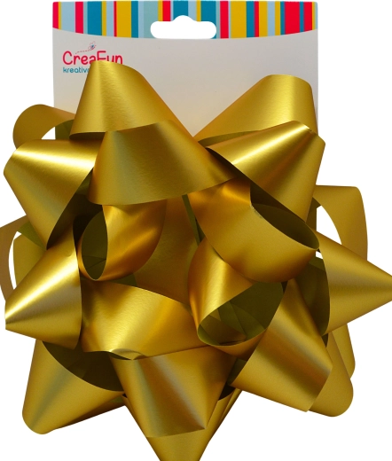 Fundă cadou aurie 20 cm