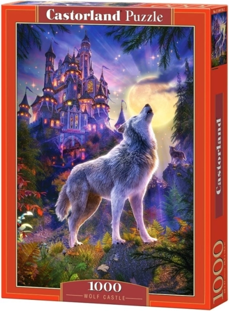 Puzzle 1000 piese - Lup și castel