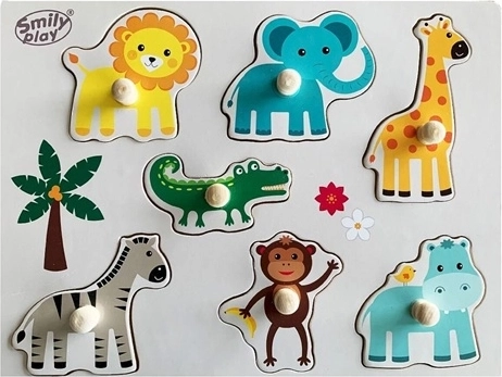Puzzle pentru copii cu animale SmilyPlay