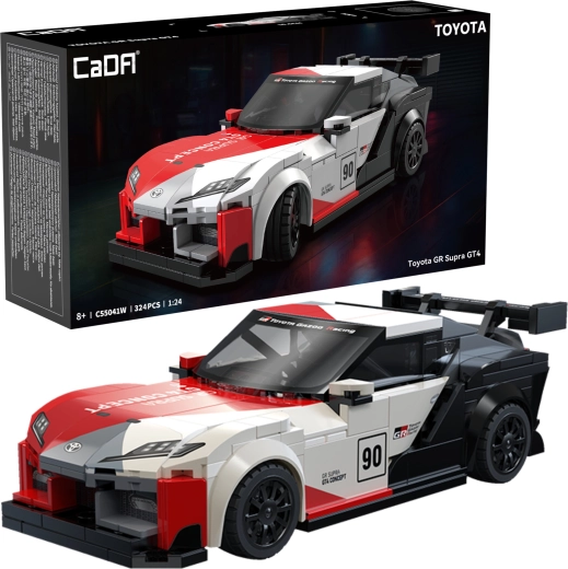Set de construcție CaDA mașină de curse TOYOTA GR Supra GT4 (1:24, 324 piese)