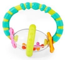 Zornăitoare și inel de dentiție pentru bebeluși BRIGHT STARTS (3m+)