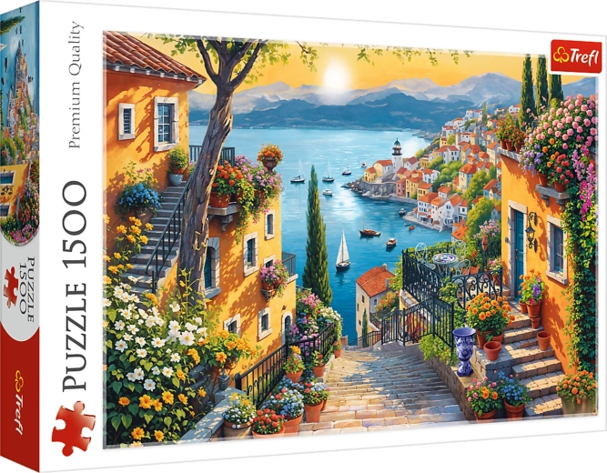 Puzzle Trefl Priveliște de coastă 1500 de piese