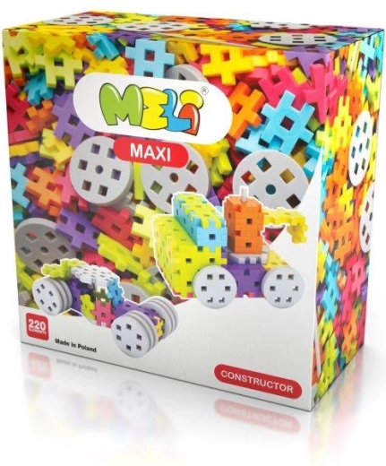 Set de construcție Meli Maxi Constructor 220 piese