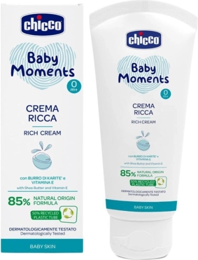 Chicco Baby Moments cremă hrănitoare pentru copii 100 ml