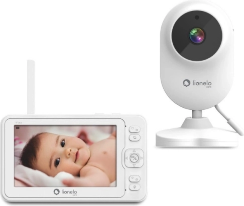 Monitor pentru bebeluși electronic cu cameră LIONELO Babyline alb
