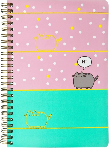 Pusheen caiet cu spirală A5 - 1 bucată