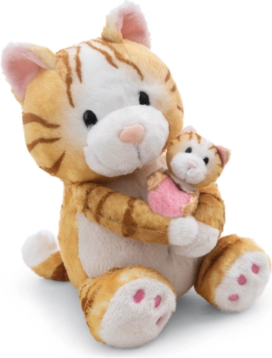 NICI pisicuță de pluș cu pui din colecția Little & Me, 20 cm