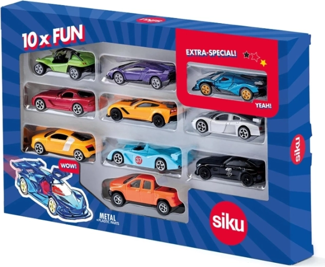 Siku Super set 10 mașini sport