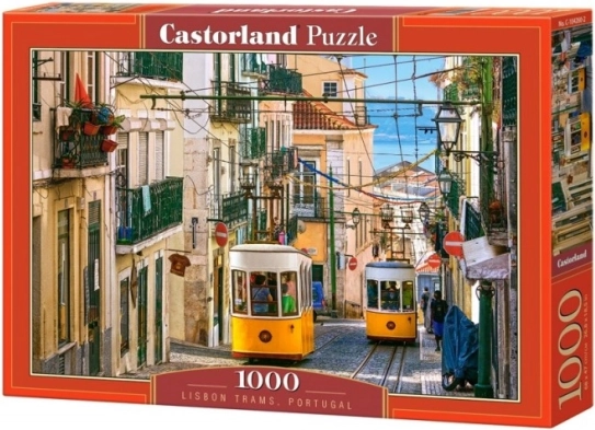 Puzzle 1000 de piese Tramvaiele din Lisabona Portugalia