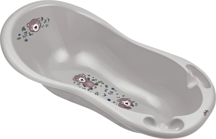 Maltex cădiță pentru copii The Nature Buddies 100 cm urs – gri