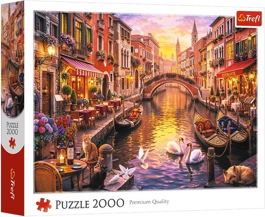 Puzzle Veneția romantică 2000 de piese