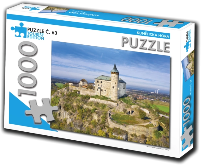 Ediție turistică puzzle Kunětická hora 1000 piese