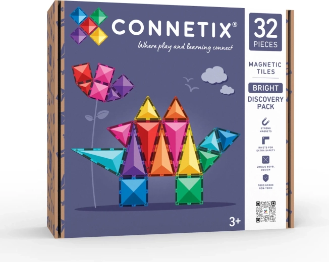 Bright Discovery Pack set de construcție magnetică cu 32 de piese
