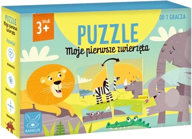 Puzzle Animalele mele prime – mare puzzle de podea