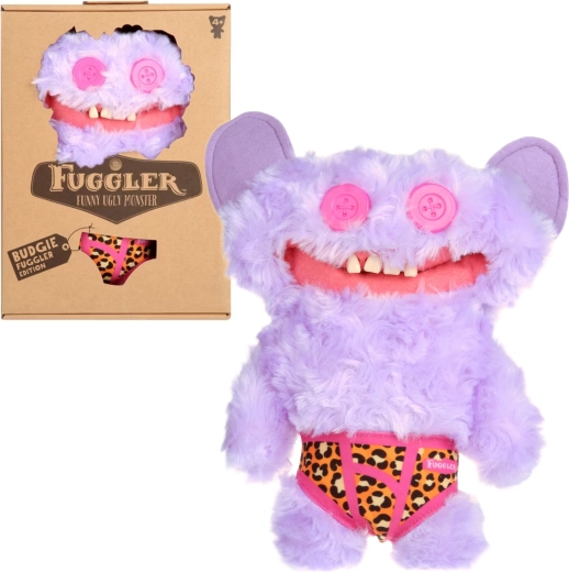 Jucărie de pluș Fuggler Budgie în pantalonași Grin Grin 22 cm