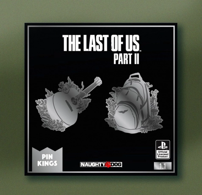 Insigne The Last of Us – set de 2 pini metalici