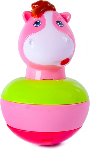 Căluț auto-redresabil cu clopoțel pentru cei mai mici