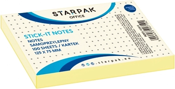 Notițe adezive Stick-it mari galbene 12,5 cm, 100 file - 1 bucată