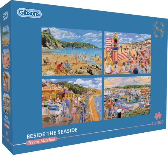 Puzzle GIBSONS La mare 4×500 piese