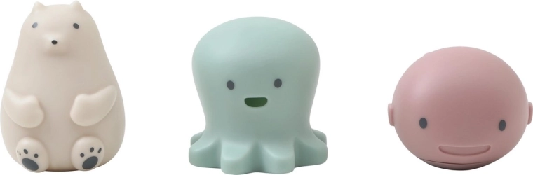Shnuggle Bath Buddies jucării de baie – caracatiță, balenă și urs polar