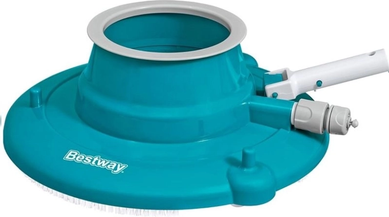 Aspirator manual pentru frunze din piscină cu tijă telescopică