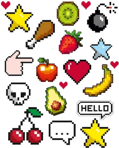 Etichete Pixels coală mare