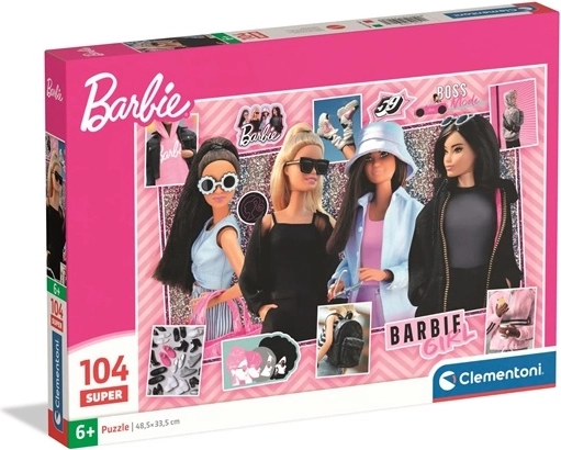 Puzzle Clementoni Barbie Super 104 piese