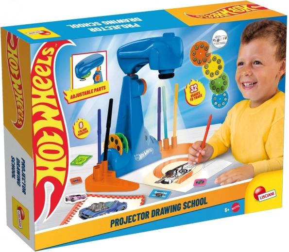 Hot Wheels școală de desen cu proiector