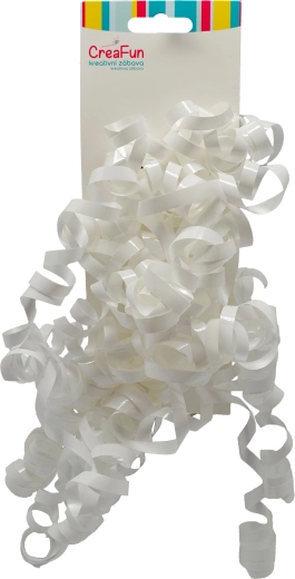 Fundă cadou metalizată albă, 2 buc (6 mm)