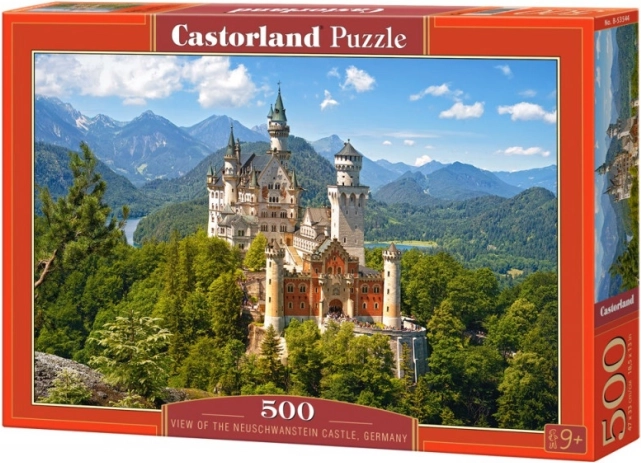 Puzzle 500 piese – vedere la Castelul Neuschwanstein