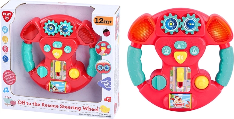 Volan de pompier pentru prima mea aventură PlayGo