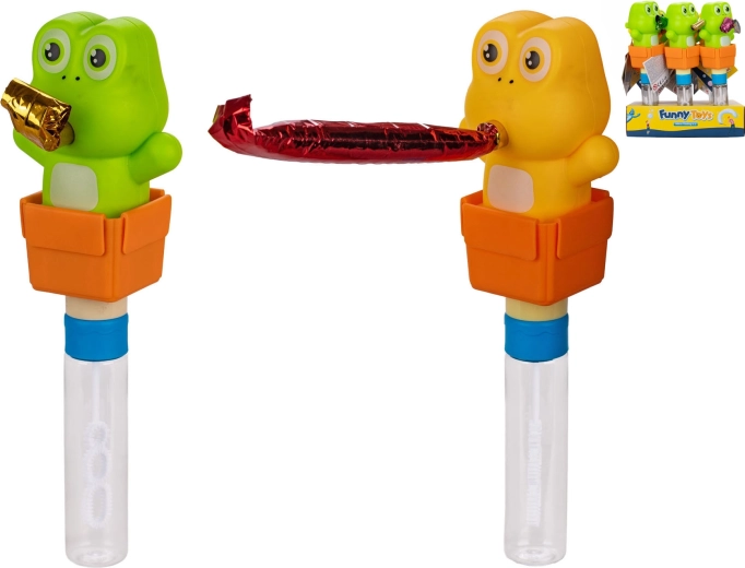 Baloane de săpun broască cu pârâitoare de petrecere