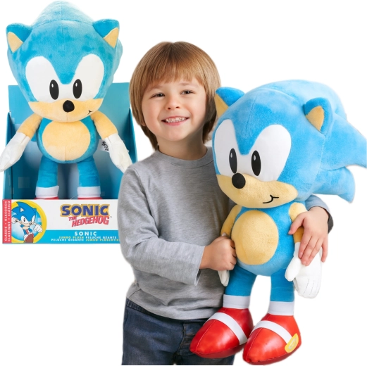 Sonic the Hedgehog Deluxe din pluș, 46 cm