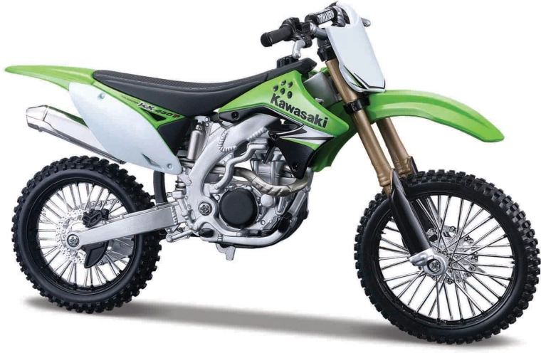 Motocicletă model Maisto Kawasaki KX 450F 1:12