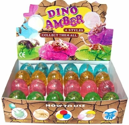 Slime în ou cu dinozaur – mai multe culori