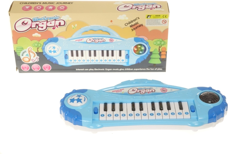 Orgă electronică pentru copii, cu baterii