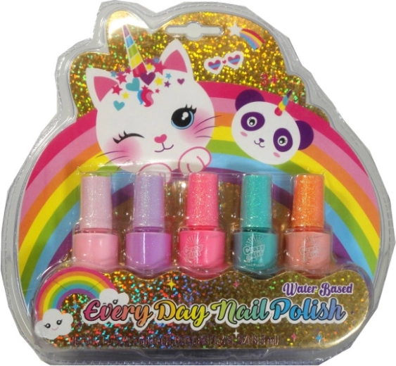 Set de lacuri de unghii pastelate pentru copii