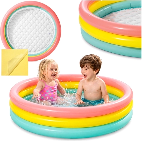 Piscină gonflabilă pentru copii INTEX cu fund moale