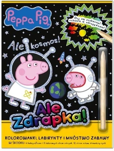 Purcelușa Peppa – Carte de răzuit: Hai în spațiu!