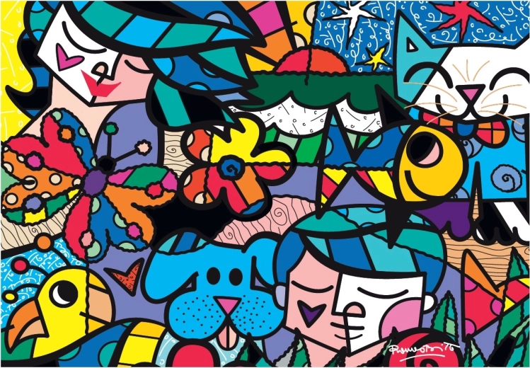 Puzzle Grădina lui Britto 1000 piese
