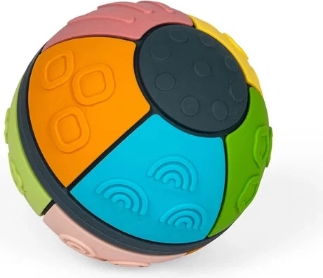 Bigjigs Toys minge senzorială din silicon pentru bebeluși