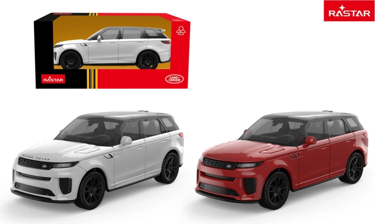 Mașinuță metalică Range Rover Sport SV RASTAR 1:43 roșie - 1 buc