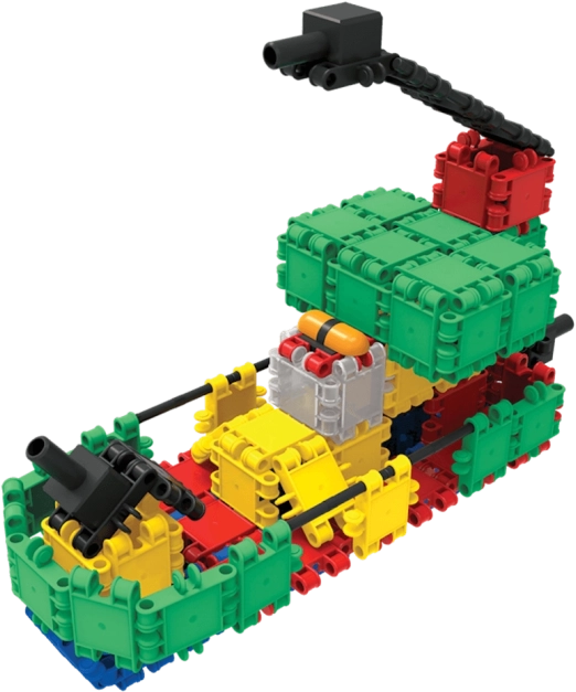 Clics Roller 20 în 1, joc de construcție 560 piese