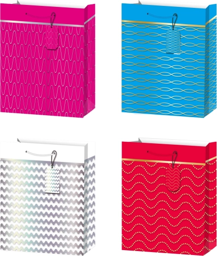 Pungă cadou S cu aspect de lux