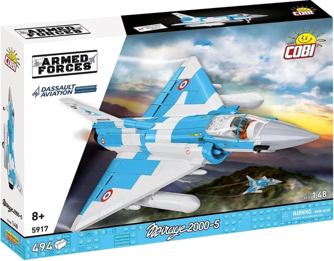 Set de construcție avion Dassault Mirage 2000-5 la scară 1:48
