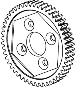 Roată dințată principală Jamara Dakar/BL8, 50 de dinți, modul 0,8