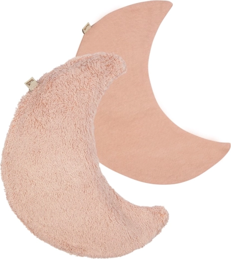 Timboo pernuță relaxantă încălzitoare în formă de lună Moon Misty Rose