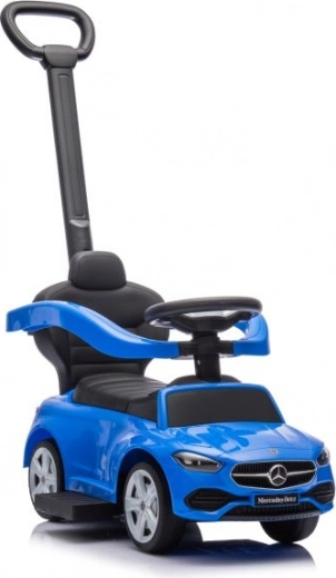 Mașinuță cu mâner Mercedes 3în1 Albastru
